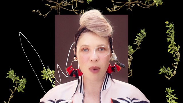 Video Reference: Clothing, Forehead, Lip, Eyebrow, Eyelash, Plant, Ear, Flash photography, Flower, Headgear