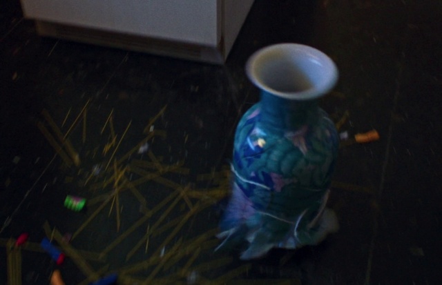 Video Reference: Drinkware, Purple, Cup, Tableware, Serveware, Tree, Wood, Electric blue, Space, Darkness