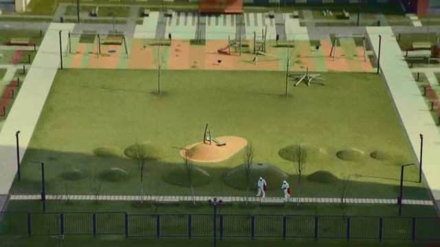 Video Reference: Grass, Urban design, Field house, Leisure, Landscape, Stadium, Sports, Ball game, Sport venue, Flooring