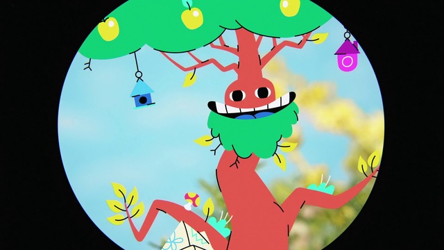 Video Reference: Light, Green, Organ, Nature, World, Cartoon, Organism, Happy, Gesture, Yellow