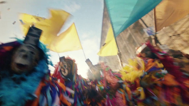 Video Reference: World, Flag, Cloud, Headgear, Crowd, Fan, Tints and shades, Event, Sky, Fun