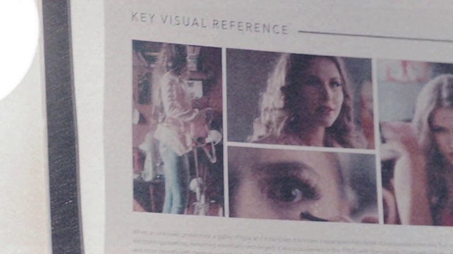 Video Reference: Eyelash, Font, Art, Publication, News, Paper, Visual arts, Room, Paper product, Newsprint