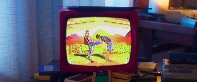 Video Reference: Purple, Television set, Output device, Art, Gadget, Display device, Plant, Entertainment, Electronic device, Recreation