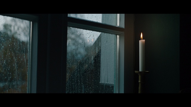 Video Reference: Candle, Wax, Wood, Candle holder, Shade, Tints and shades, Rectangle, Window, Building, Glass