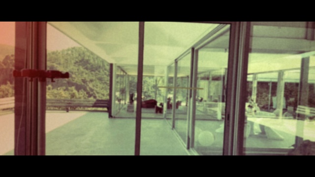 Video Reference: Building, Fixture, Window, Line, Door, Shade, Tints and shades, Glass, Flooring, Symmetry