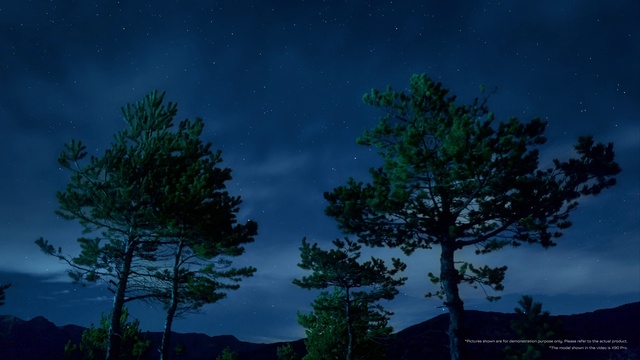 Video Reference: Sky, Cloud, Atmosphere, Azure, Natural landscape, Tree, Biome, Atmospheric phenomenon, Astronomical object, Larch