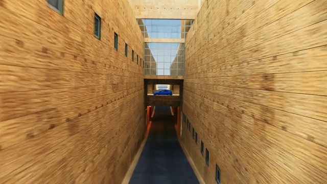 Video Reference: Wood, Architecture, Floor, Flooring, Ceiling, Building, Symmetry, Tints and shades, Composite material, Door
