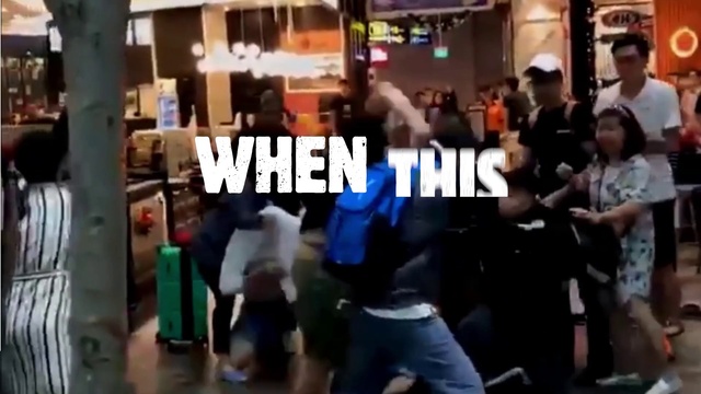Video Reference: Shorts, Customer, Crowd, T-shirt, Event, Technology, City, Fun, Thigh, Human settlement