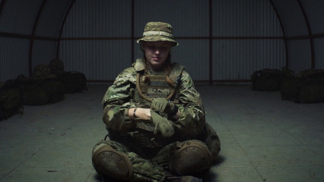 Video Reference: Camouflage, Military camouflage, Military uniform, Hat, Fedora, Military person, Flash photography, Sun hat, Headgear, Marines