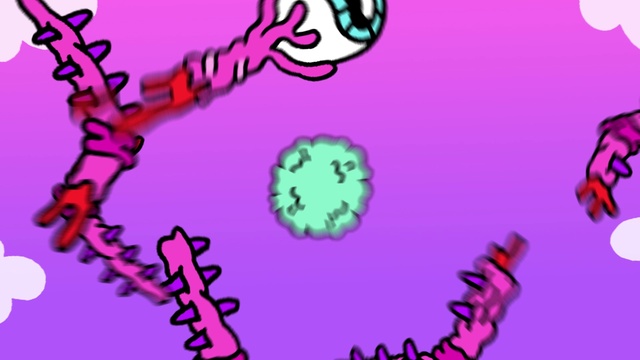 Video Reference: Purple, Organism, Violet, Pink, Font, Magenta, Circle, Pattern, Electric blue, Symmetry
