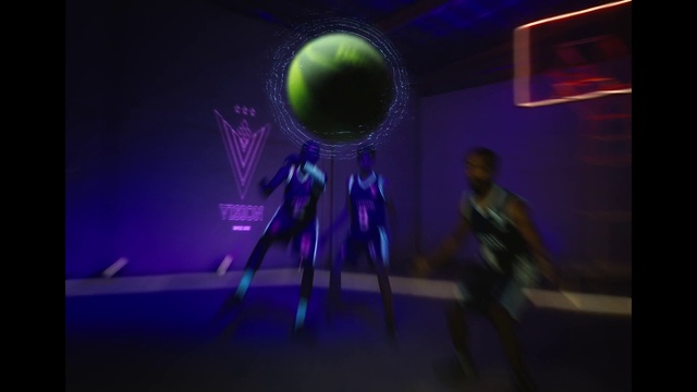 Video Reference: Purple, World, Entertainment, Performing arts, Violet, Fun, Magenta, Electric blue, Art, Space