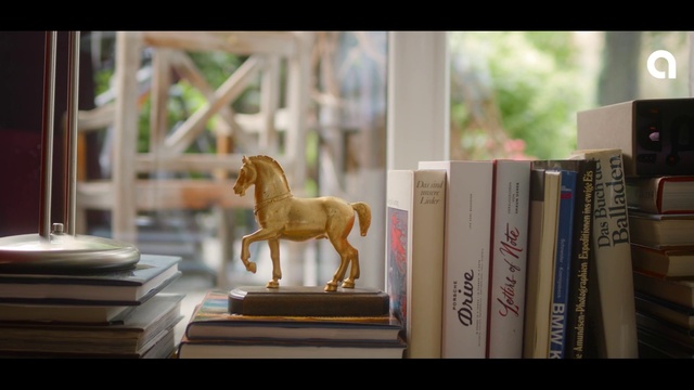 Video Reference: Horse, Wood, Toy, Dress, Bookcase, Fawn, Font, Book, Publication, Art