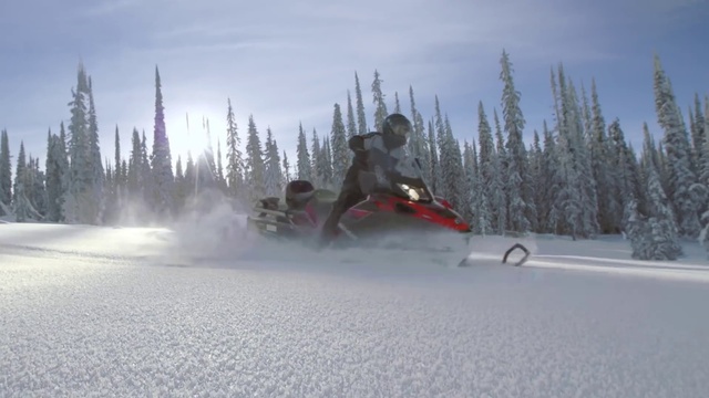 Video Reference: Sky, Cloud, Sports equipment, Snow, Plant, Tree, Helmet, Slope, Vehicle, Outdoor recreation