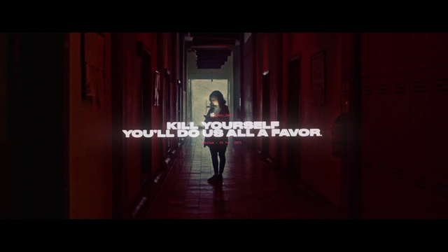 Video Reference: Flash photography, Font, Event, Flooring, Darkness, Wood, Fashion design, Midnight, Fictional character, Room