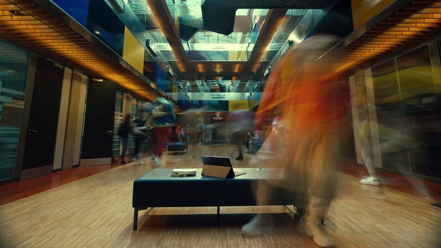 Video Reference: Wood, Interior design, Flooring, Floor, Leisure, Hardwood, Glass, City, Ceiling, Fun