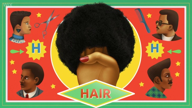 Video Reference: Nose, Chin, Hairstyle, Jaw, Cartoon, Gesture, Interaction, Eyelash, Happy, Font