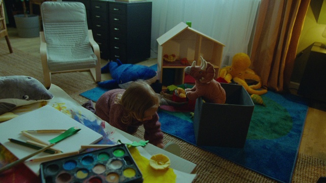 Video Reference: Toy, Yellow, Leisure, Wood, Fun, Chair, Flooring, Child, Table, Toddler