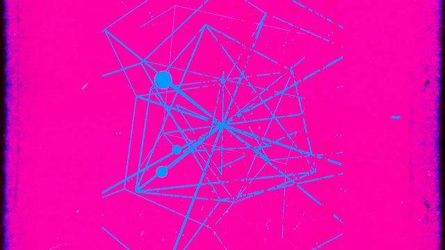 Video Reference: abstract, digital art, geometric, neon pink, cyan lines, network, polygon, sci-fi, glitch, background, texture, minimal, futuristic