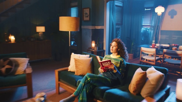 Video Reference: Furniture, Comfort, Lamp, Interior design, Chair, Couch, Leisure, Real estate, Living room, Curtain