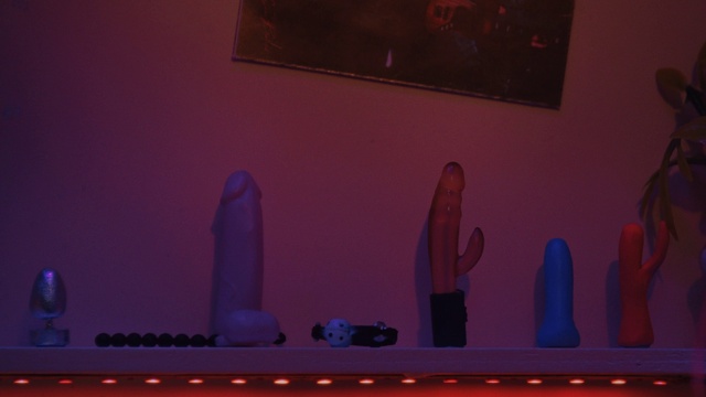 Video Reference: Purple, Gesture, Violet, Art, Magenta, Font, Event, Paint, Electric blue, Room