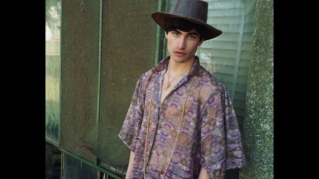 Video Reference: Fedora, Dress shirt, Flash photography, Hat, Sleeve, Cap, Collar, Eyewear, Cool, Sun hat
