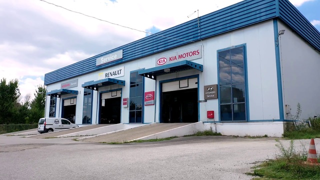 Video Reference: Sky, Cloud, Property, Plant, Building, Automotive tire, Wheel, Fixture, Vehicle, Door