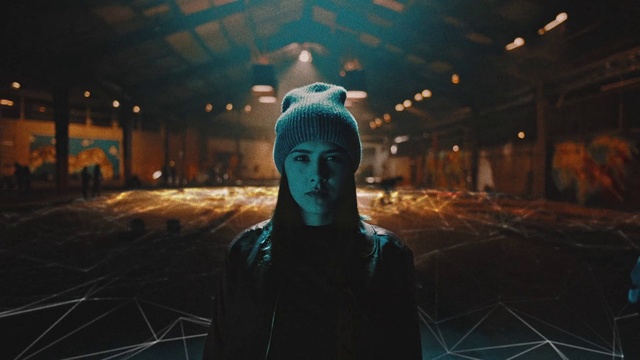 Video Reference: Sky, Flash photography, Cloud, Headgear, Fun, Midnight, Road, Electric blue, City, Event