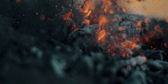 Video Reference: Ash, Fire, Flame, Gas, Heat, Wood, Smoke, Event, Sky, Darkness