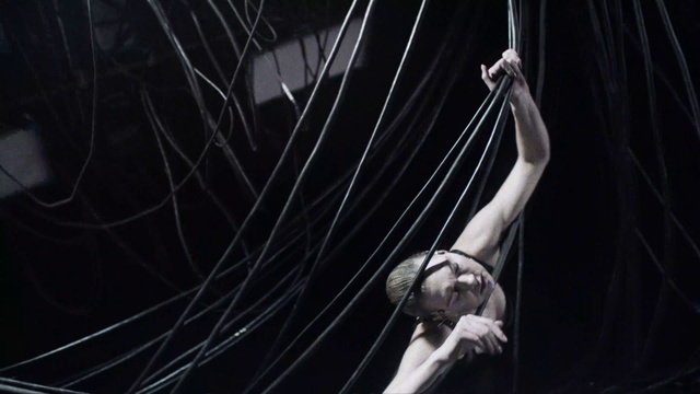 Video Reference: Aerialist, Flash photography, Trapeze, Performing arts, Elbow, Entertainment, Event, Rope, Choreography, Balance