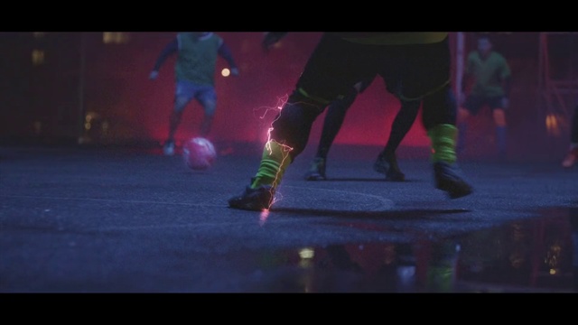 Video Reference: Footwear, Sports equipment, Shorts, Performing arts, Entertainment, Sky, Player, Skating, Recreation, Magenta