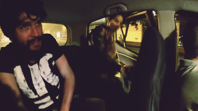 Video Reference: Flash photography, Gesture, Hat, Automotive design, Headgear, Vehicle door, Motor vehicle, Automotive lighting, Air travel, Event