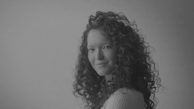 Video Reference: Hair, Head, Lip, Eyebrow, Jheri curl, Ringlet, Flash photography, Eyelash, Happy, Smile