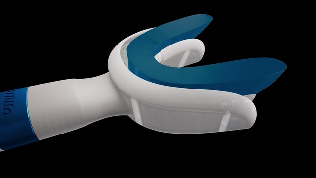 Video Reference: Ear, Electric blue, Audio equipment, Font, Gadget, Fashion accessory, Circle, Symbol, Logo, Graphics