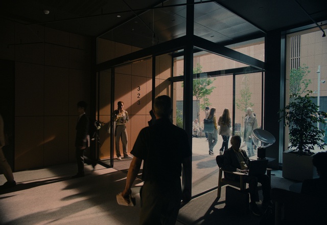 Video Reference: Plant, Building, Event, Art, Chair, Visual arts, Shade, Glass, Conversation, City