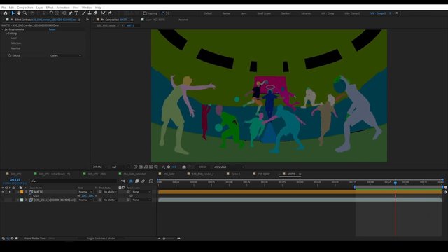 Video Reference: software interface, video editing, computer screen, basketball, sports illustration, silhouettes, animation, compositing, creative workspace, game scene, players, basketball hoop