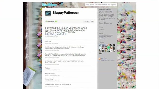 Video Reference: computer screen, twitter, social media, profile page, webpage, text, interface, timeline, desktop, screen capture, colorful background, browser, online profile, screenshot, tech, web content