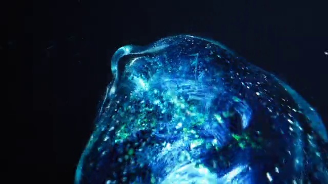 Video Reference: Liquid, Water, Fluid, Gas, Electric blue, Transparent material, Fashion accessory, Natural material, Glass, Macro photography