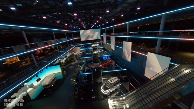 Video Reference: Building, Electricity, Engineering, City, Metropolis, Event, Mixed-use, Retail, Electric blue, Machine