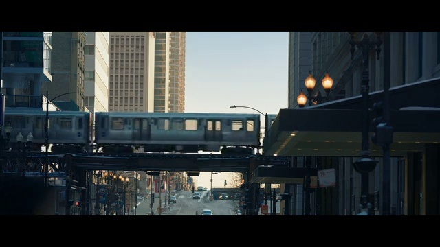 Video Reference: Building, Train, Sky, Window, Rolling stock, Tower block, Vehicle, Electricity, Rolling, Track