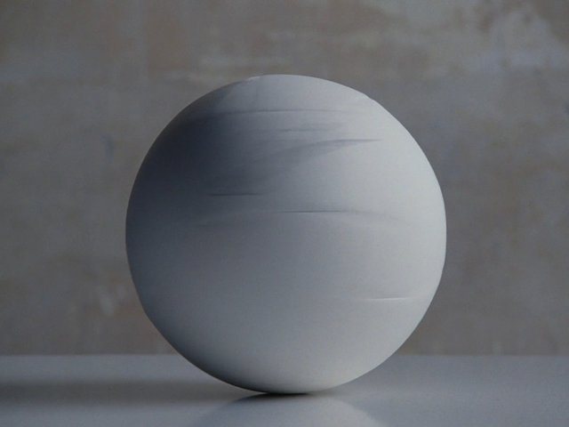 Video Reference: sphere, ball, gray, minimal, abstract, 3d, geometry, still life, isolated, studio, simple, shape, smooth, floating, background