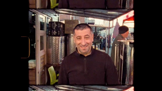 Video Reference: Smile, T-shirt, Customer, Fun, Publication, Machine, Wood, Event, Glass, Barware