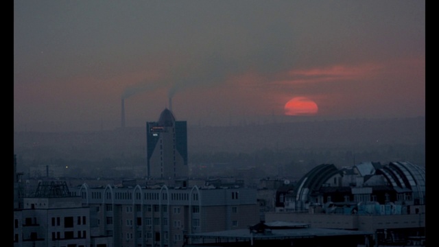 Video Reference: Sky, Atmosphere, Cloud, Building, Sunlight, Atmospheric phenomenon, Tower block, Dusk, Horizon, Tower