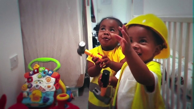 Video Reference: Head, Smile, Happy, Toy, Toddler, Fun, Child, Baby, Event, Sharing