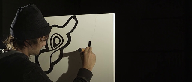 Video Reference: Eye, Eyelash, Gesture, Art, Font, Artist, Ink, Writing, Visual arts, Automotive design