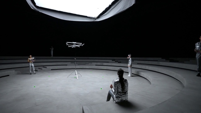 Video Reference: Grey, Style, Entertainment, Performing arts, Stage, Tints and shades, Sky, Event, Darkness, Monochrome