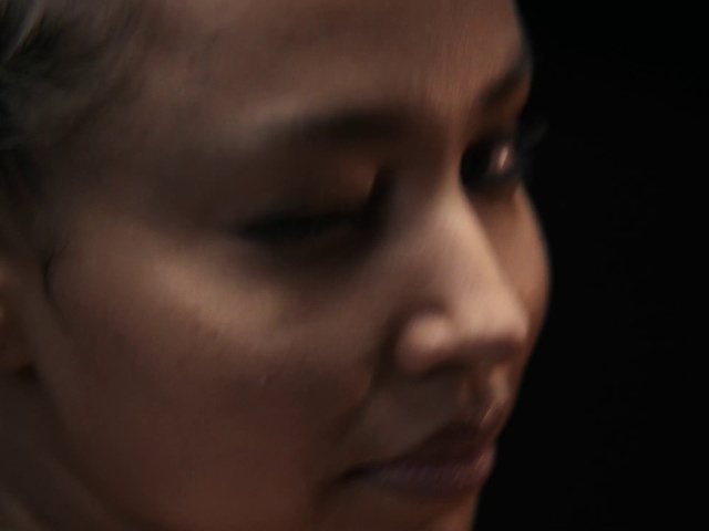 Video Reference: Nose, Cheek, Lip, Chin, Eyelash, Ear, Flash photography, Human body, Jaw, Neck