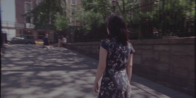 Video Reference: Plant, Temple, Flash photography, Branch, Tree, Waist, Street fashion, Grass, Woody plant, Road surface