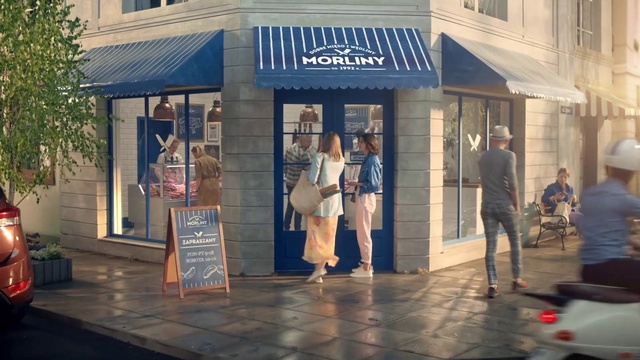 Video Reference: Window, Building, Door, Facade, Leisure, Awning, City, Mixed-use, Event, Shade