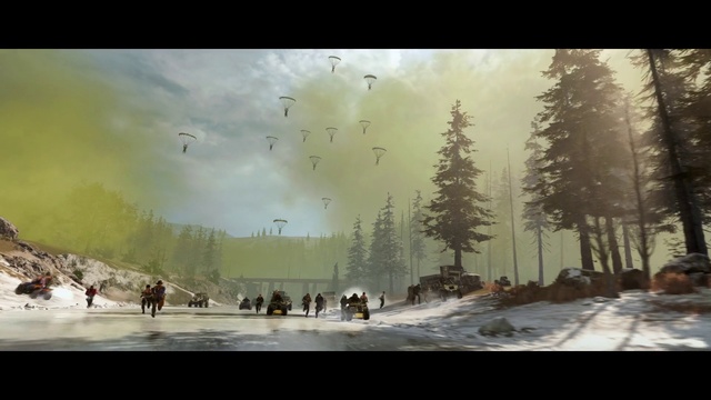 Video Reference: Sky, Cloud, World, Bird, Paint, Tree, Art, Natural landscape, Biome, Painting