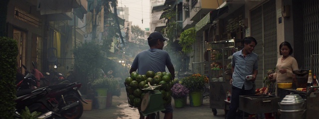 Video Reference: Photograph, Black, Human, Infrastructure, Building, Temple, Plant, City, Adaptation, Road